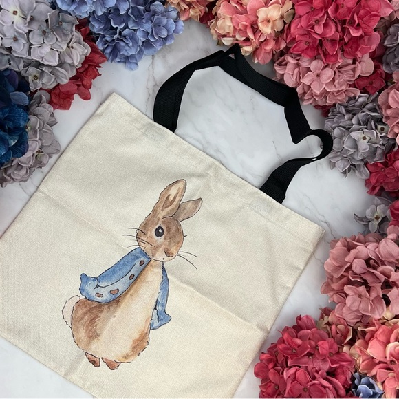 Eco-Friendly Peter Rabbit Bunny Folding Tote Bag - Picture 4 of 16